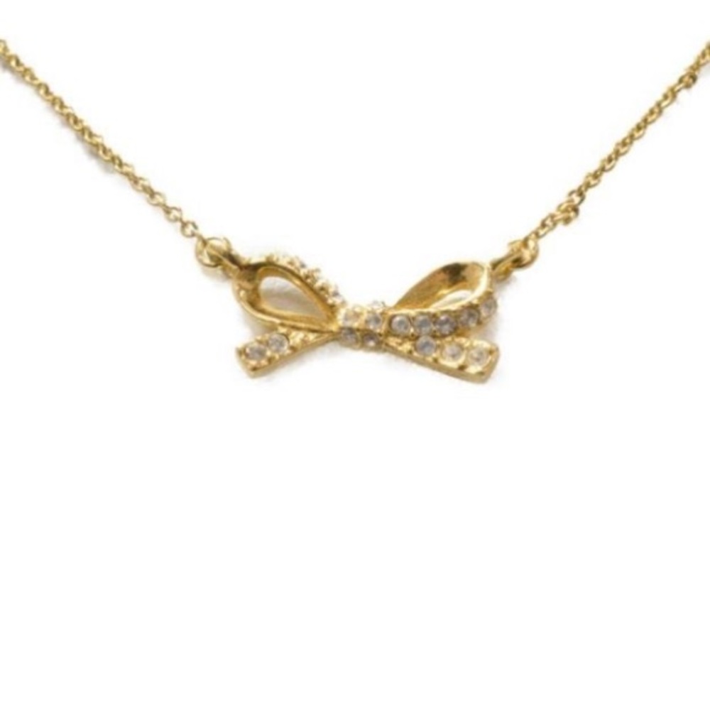 Kate Spade Gold Ribbon Necklace